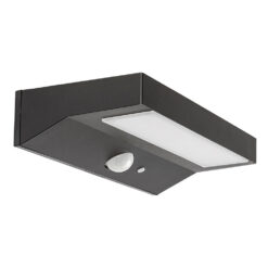 LED фасаден соларен аплик със сензор RABALUX KORANA 77023