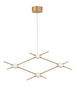 Пендел NOVA LUCE ATOMO 9180674 LED 4 x 2.4W, 672lm, 3000K, IP20 L: 70 W: 6 H: 120 cm
