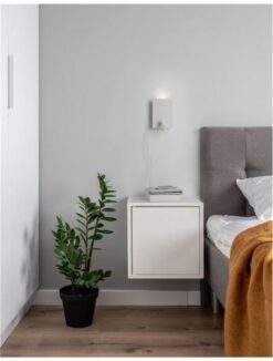 Аплик NOVA LUCE ZEN 9018501 Switch On/Off - USB Charger LED 5 Watt + 1x3 Watt 230 Volt 3000K 400Lm + 150Lm IP20 L: 14 W: 7.5 H: 20 cm