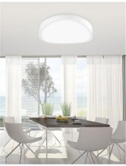 Плафон NOVA LUCE ONDA 61471603 LED 95 W, 3400Lm 3000K IP20 D: 75 H: 12.5 cm