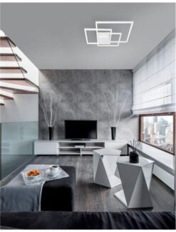 LED полилей Nova Luce Bilbao 42W 3000K бял