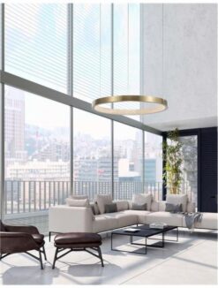 Пендел NOVA LUCE VEGAS 86016807 LED 23 Watt 1265Lm 3000K IP20 D: 65 H1: 4 H2: 180 cm