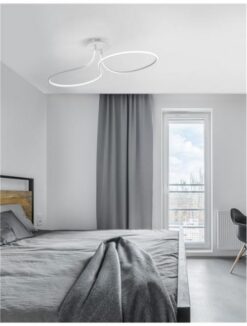 Плафон NOVA LUCE FUNGO 9357087 LED 47W, 2630Lm, 3000K, IP20 D: 102 H: 30 cm