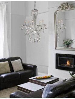 Полилей NOVA LUCE MOZART 51231402 E14 5x40W IP20 Bulb Excluded D: 58 H1: 63 H2: 120 cm