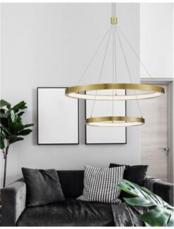 Пендел NOVA LUCE EMPATIA 9172860 LED 60W, 4200lm, 3000K, IP20 D1: 60 D2: 40 H: 120 cm