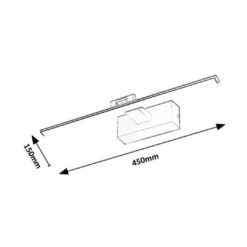LED аплик за картини RABALUX 78001 GATEN - Image 3