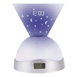 RABALUX ДЕТСКА ЛАМПА С ПРОЕКТОР ЗА ТАВАН И ЧАСОВНИК, LUPE 6990 LED 0,5W, 30LM RGB, БАТЕРИИ 3 Х ААА - Image 2
