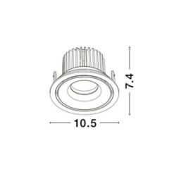 Луна за вграждане NOVA LUCE Gio 620015 - Image 2