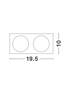 NOVA LUCE - аксесоар за луна за вграждане CID 6207 - Image 2