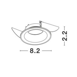 Луна за вграждане NOVA LUCE Raena 62200 - Image 2