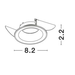 Луна за вграждане NOVA LUCE Raena 62201 - Image 2