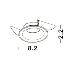 Луна за вграждане NOVA LUCE Zelmira 62202 - Image 2