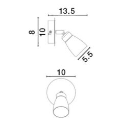 Спот NOVA LUCE CONO 668001 - Image 2
