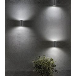 Фасаден аплик Nova Luce NERO 710022 антрацитен детайл 2