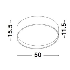 LED Плафон NOVA LUCE FANO 71045002 • 34w • ∅50cm - Image 2