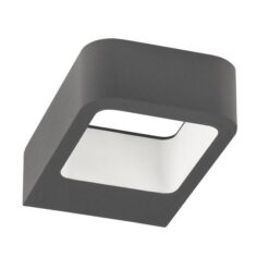 Фасаден аплик Nova Luce ACQUA 713312 антрацитен детайл 1