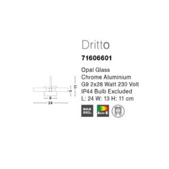 Аплик за баня NOVA LUCE DRITTO 71606601 - Image 3