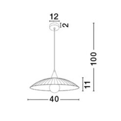 Пендел NOVA LUCE SHELL 7326501 - Image 2