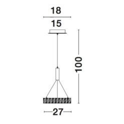 LED пендел NOVA LUCE CORONA 7402402 - Image 2