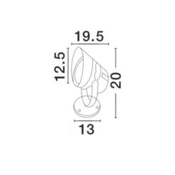 Градински стълб NOVA LUCE NORTH 742071 - Image 2