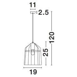 Пендел NOVA LUCE PEPPINO 7605178 - Image 2