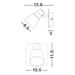 Спот NOVA LUCE REGGIO 770001 - Image 2