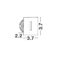 Архитектурен Спот NOVA LUCE PASSAGIO” 1w • 3000K • 18Lm • 8090801 - Image 3