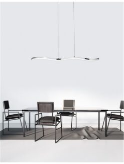 Пендел NOVA LUCE CESENA 81002002 LED 42 W, 2750Lm 3000K IP20 L: 105 W: 8.5 H: 120 cm - Image 2
