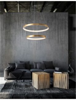 Пендел NOVA LUCE LEON 8100281 LED 65W, 3900Lm, 3000K, IP20 D: 60 H: 150 cm