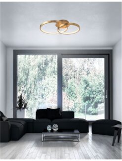 Плафон NOVA LUCE LEON 8100282 LED 44W, 2650Lm, 3000K, IP20 L: 64 W: 45 H: 14 cm - Image 2