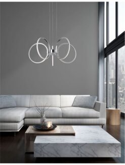 Пендел NOVA LUCE VALLERTI 81008601 LED 31 W, 2200Lm 3000K IP20 D: 50 H: 120 cm