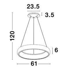 Полилей NOVA LUCE ALBI 8105608 • ∅ 61 • 50w - Image 2