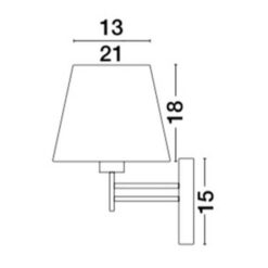 Аплик NOVA LUCE LOGAN 8126161 - Image 2