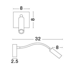 LED Аплик NOVA LUCE MADISON 8128201 - Image 2