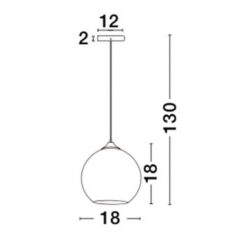 Пендел NOVA LUCE BLAZE 8142680 - Image 2