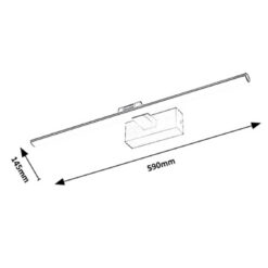 LED аплик за картини RABALUX 78002 GATEN - Image 3
