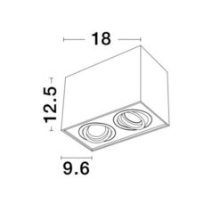 Луна за външен монтаж NOVA LUCE RENDE 820602 • подвижна - Image 2