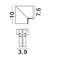 NOVA LUCE 8252012 V-CONNECTOR - Image 2