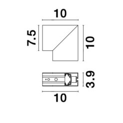NOVA LUCE 8252014 V-CONNECTOR - Image 2
