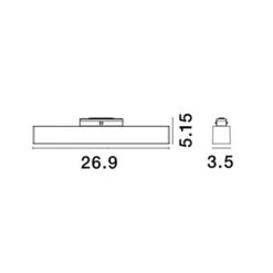 NOVA LUCE - LED модул ESTE 8252025 LED 15 Watt DC24V IP20 900Lm 3000K - Image 2