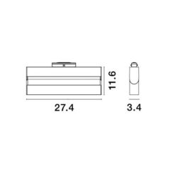 NOVA LUCE - LED модул ESTE 8252027 LED 15 Watt DC24V 1220Lm 3000K IP20 - Image 2