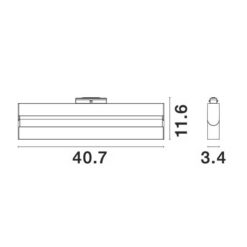 NOVA LUCE - LED модул RIETI 8254419 LED 22 Watt DC24V 1230Lm 3000K IP20 - Image 2