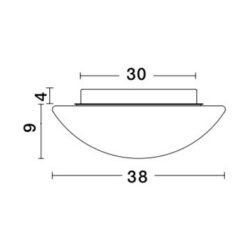 Плафон за баня NOVA LUCE BREST 832403 - Image 2