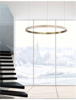 Пендел NOVA LUCE ORLANDO 86016801 LED 35 Watt 1900Lm 3000K IP20 D: 108 H1: 4 H2: 180 cm