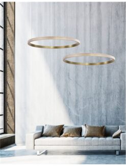 Пендел NOVA LUCE ORLANDO 86016802 LED 30 Watt 1650Lm 3000K IP20 D: 85 H1: 4 H2: 180 cm - Image 2