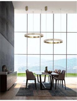 Пендел NOVA LUCE ORLANDO 86016803 LED 23 Watt 1265Lm 3000K IP20 D: 65 H1: 4 H2: 180cm