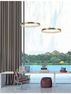 Пендел NOVA LUCE VEGAS 86016808 LED 18 Watt 1020Lm 3000K IP20 D: 45 H1: 4 H2: 180 cm - Image 2