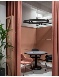 Пендел NOVA LUCE Circular Loop 01 8925201 Магнитен профил черен IP20 Driver 75W AC 220-240 V D: 90 H: 120 cm