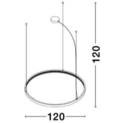 NOVA LUCE - LED модул LOOP 02 8925202 IP20 Driver 120 Watt AC 220-240 V - Image 2
