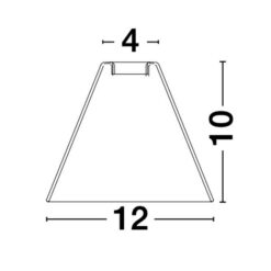 NOVA LUCE - стъкло за 9028801 & 9028924 SURF 9028804 - Image 3